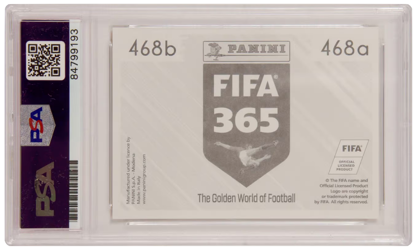 Phil Foden Signed 2018-19 Panini 365 Gold Foil Rookie Sticker – PSA Authentic